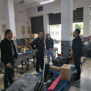 江华县开展全县物流寄递行业联合执法检查