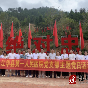 江华瑶族自治县第一人民医院开展主题党日活动