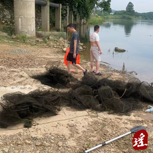 江华界牌乡开展“十年禁渔”专项执法行动