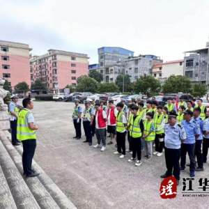 江华河路口镇：开展“小交警”培训暨交通整治“夏季攻势”