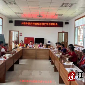 江华大锡乡新安村组织开展星级文明户表彰活动