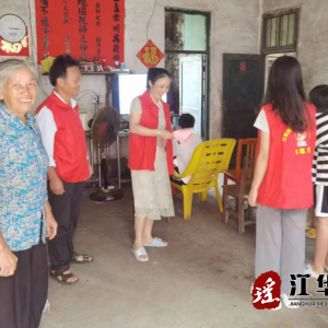江华涛圩镇：开展“诚信建设万里行”入户敲门行动