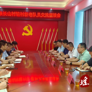 江华大圩镇召开中南大学驻长山村新老队员交流座谈会