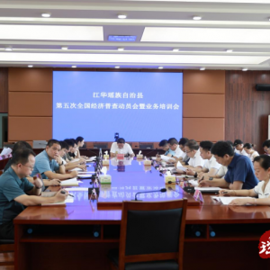 江华：第五次全国经济普查动员会召开