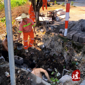 江华公路建设养护中心：积极修复涵洞消除隐患保安全