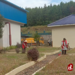 江华水口镇：开展水厂环境卫生整治志愿活动