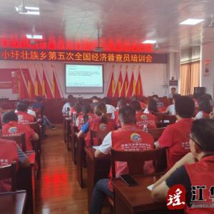 江华小圩壮族乡召开第五次全国经济普查工作培训会