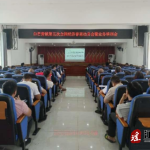 江华白芒营镇：加强镇村两级业务培训，做好第五次全国经济普查工作