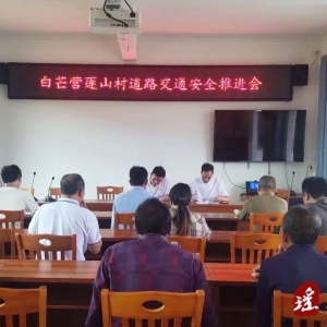 江华白芒营镇莲山村：多举措抓交通安全，筑牢道路安全防线