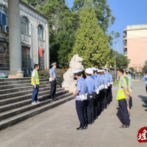 江华河路口镇：开展“中秋”“国庆”节前交通安全整治行动