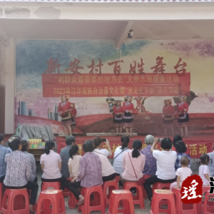 江华大锡乡：送戏下乡进农村 文化惠民暖人心
