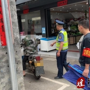 江华大锡乡：开展中秋节国庆节前道路交通安全检查