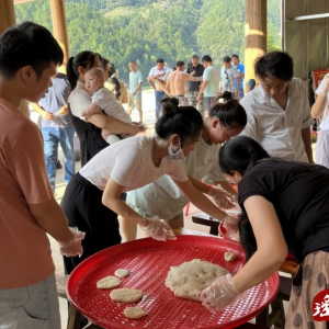 江华水口镇开展趣味团体活动