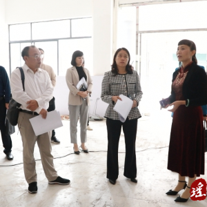 刘晓萍调研阳华社区养老服务中心项目建设
