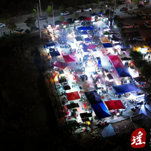 江华火车站广场规范64家夜间烧烤摊点