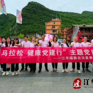 江华审计局组织参加“为爱奔跑”迷你马拉松暨局机关11月主题党日活动