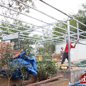 “两河三岸”项目河边街片区：依法拆除四栋违建建筑