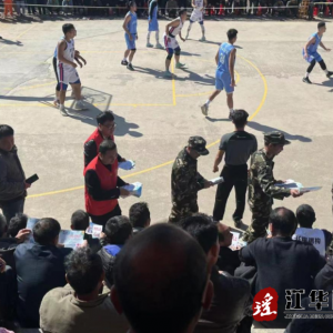 江华涛圩镇：村BA搭台 交通安全宣传热