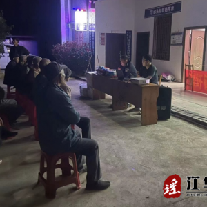 江华涛圩镇：交通安全宣传进农村，让群众把“平安”带回家！