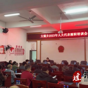 江华大锡乡：多措并举提升人大代表履职能力