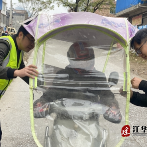 江华大圩镇：开展道路交通安全“冬季攻势”行动，保障群众平安出行