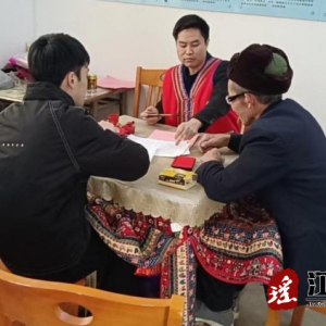 江华涛圩镇：镇村上门帮代办 便民服务再升级