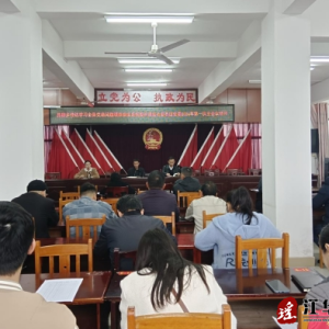 江华界牌乡：传达学习全县交通安全工作2024年第一次全会议精神