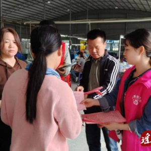 江华河路口镇：开展“利剑护蕾‘青’心守护”志愿服务行动