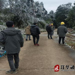 江华大路铺镇：清除道路障碍隐患 保障村民平安出行