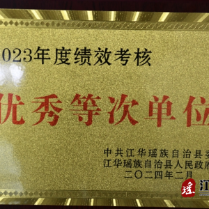 江华公安在全县高质量发展大会上斩获多个重要奖项