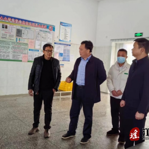 唐震到小圩壮族乡检查校园食品安全工作