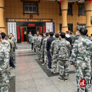 江华水口镇：开展义务植树活动