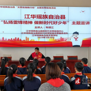 【新时代文明实践在江华】江华：弘扬雷锋精神 争做新时代好少年