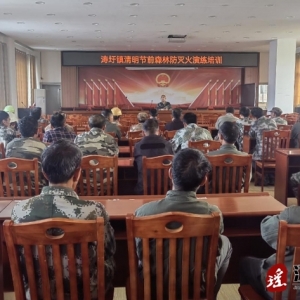 江华涛圩镇：开展防火应急演练 筑牢森林安全防线