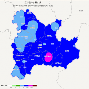 江华景象台4月20日气候实况及近期气候预报