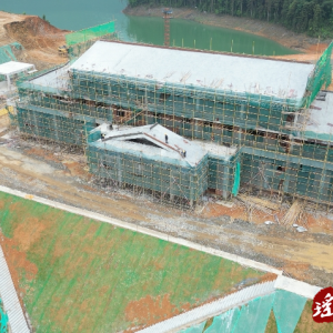 江华：涔天河天湖船埠抢工期尽力推进建立进度