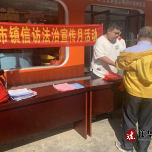 江华码市镇开展信访法治化宣传活动