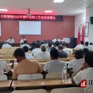 江华大路铺镇召开2025年烟叶收购工作安排部署会