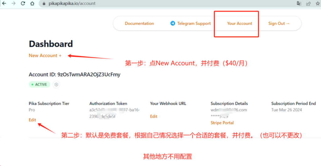 Pika视频pikapika接口配置+官方套餐如何购买+反代主机教程