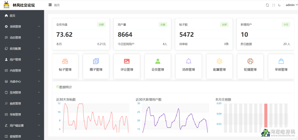 2024-05-17T01:39:59.png 最新社交论坛交友发帖系统源码 前后端分离 H5、微信小程序、APP端