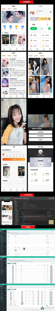 小剧场追剧付费短剧影视小程序源码含代理及会员收益模式小视频系统Thinkphp+Uniapp-淘惠啦资源网