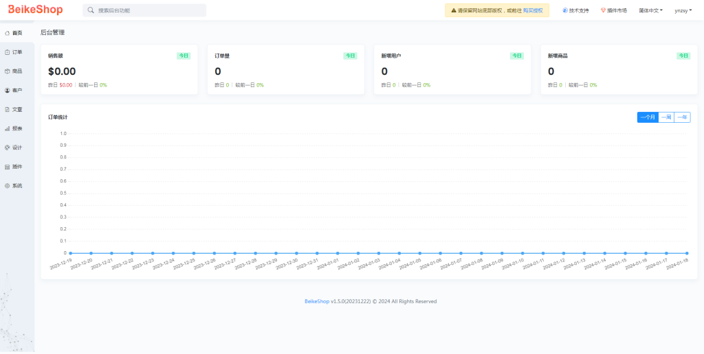 BeikeShop跨境电商多语言独立站系统V1.5.5免授权全开源版