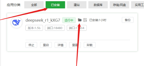 图片[4]-服务器使用宝塔面板Docker应用快速部署 DeepSeek-R1模型，实现Open WebUI访问使用-淘惠啦资源网