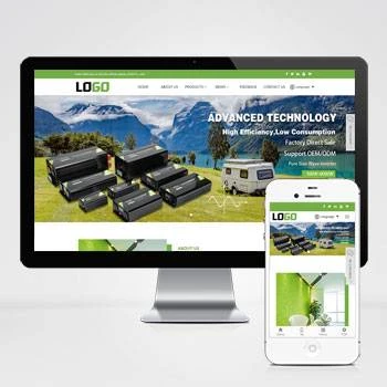 电源设备外贸网站pbootcms模板 带自动翻译功能(自适应手机端)-淘惠啦资源网